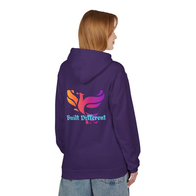 Built Different Athletic Fleece Hoodie – Soft & Performance-Ready