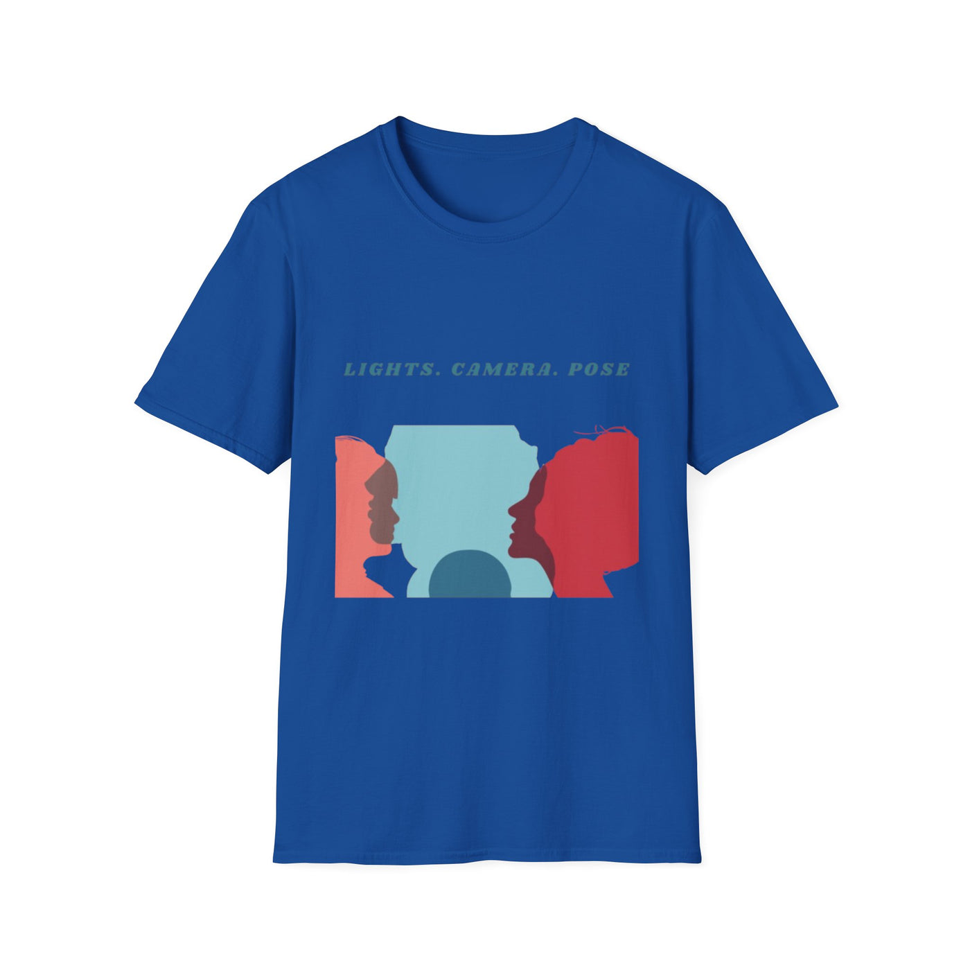 “Lights. Camera. Pose.” Creative Art T-Shirt – Unisex Graphic Tee