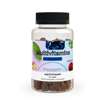 Multivitamin Gummies for Adults – 60 Gummies | Essential Daily Vitamins & Minerals for Energy, Immunity & Wellness | Tasty & Convenient








