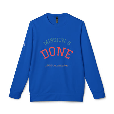 Fleece Sweatshirt – ‘Mission’s Done’ – Cozy, Relaxed Fit with Motivational Message for Comfort & Style