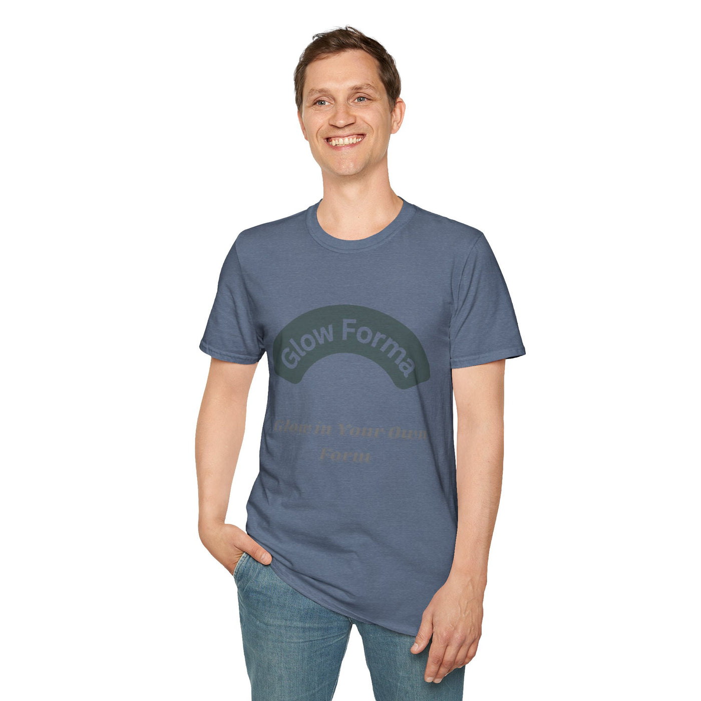 Glow Forma Unisex Softstyle T-Shirt – “Glow in Your Own Form”