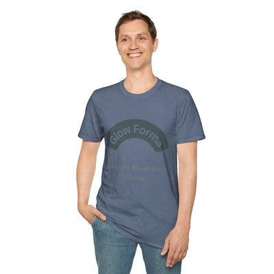Glow Forma Unisex Softstyle T-Shirt – “Glow in Your Own Form”