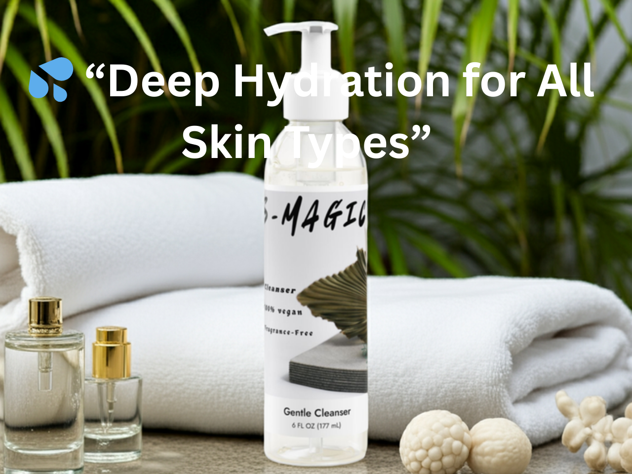 Gentle Face & Body Cleanser 6oz–Hydrating & Soothing for Sensitive Skin