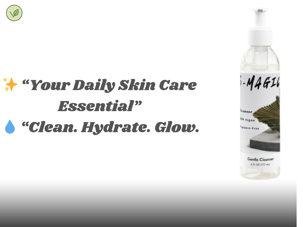 Gentle Face & Body Cleanser 6oz–Hydrating & Soothing for Sensitive Skin