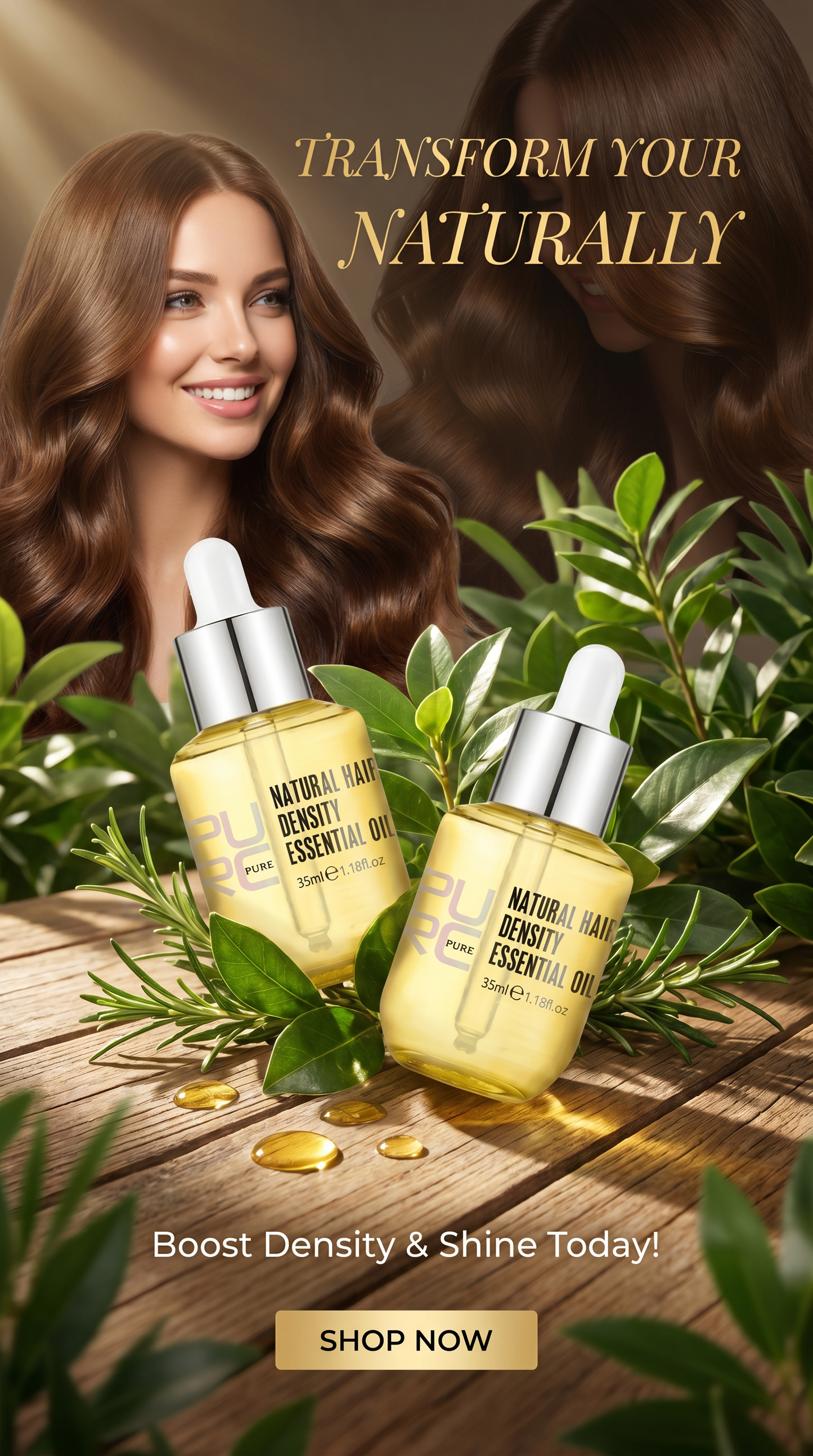 Intensive Hair Growth & Density Oil – 2-Piece Set