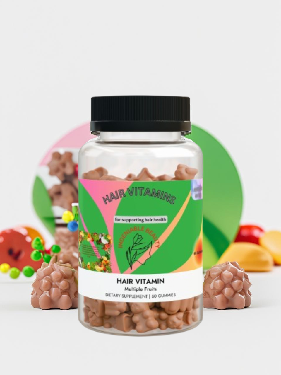 Hair Vitamin Gummies – 60 Count | Supports Healthy Hair & Strength