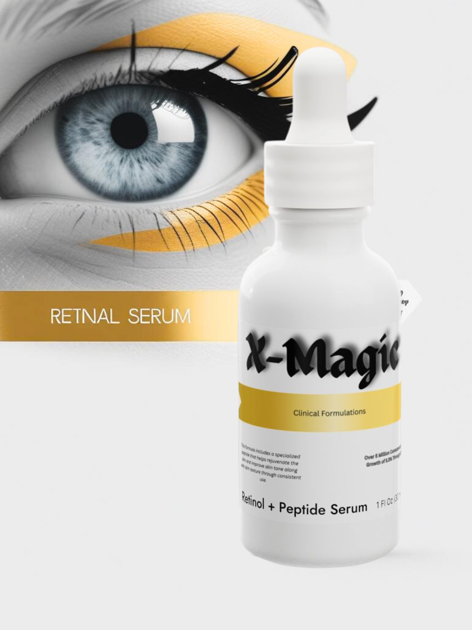 Retinol & Peptide Serum 1oz – Anti-Aging, Firming & Hydrating