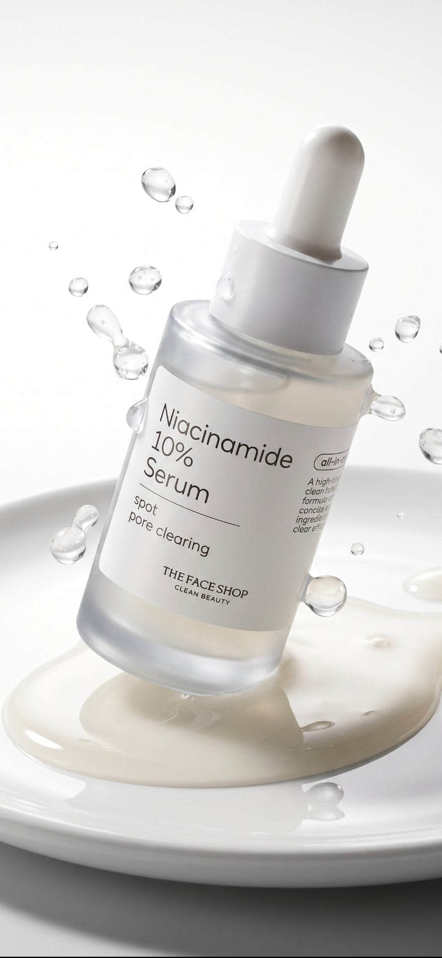 Niacinamide 10% + Peptide Face Serum – Pore & Oil Control