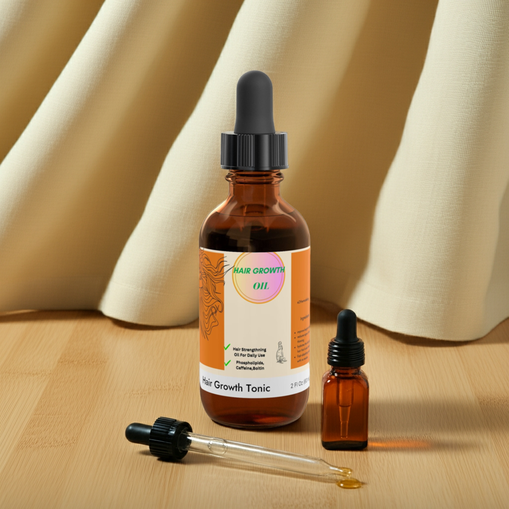 Hair Growth Tonic 2oz – Thicker, Stronger Hair & Healthy Scalp